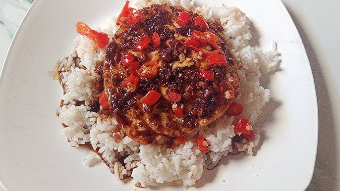 Nasi Telur Ceplok Pontianak Viral Cuma Tiga Bahan Saja